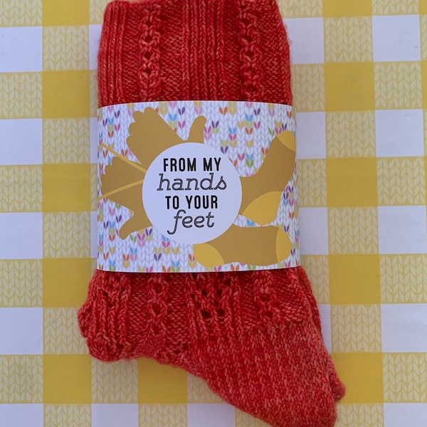 Sock bands- the Gift version -  for handmade socks