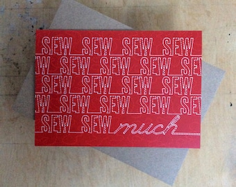 Sew Much greeting card