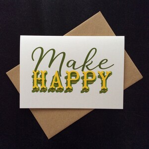 Faça um cartão feliz: para artesãos, fabricantes, tricoteiros, costureiros, tecelões, fiandeiros ...