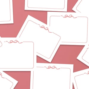 Author Book Plate Editable Canva Template | Signature Label | Author Label (3x 4 inch)