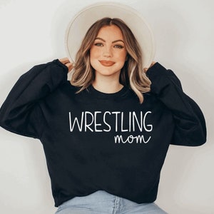 Wrestling Mom Sweatshirt: High School Sport Spirit Wear