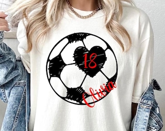 Custom Soccer Mom Shirt: Personalized Name & Number