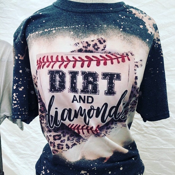  Blank Bleach Shirts with Baseball, T-Ball, Softball Stitches  Bleached in shirt/Sublimation Sport Bleached Shirts/Sublimation Blanks  (Small, Red) : Handmade Products