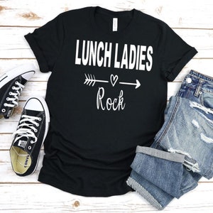 Déjeuner Rock T-shirt pour femmes : t-shirt de la cafétéria de l'école