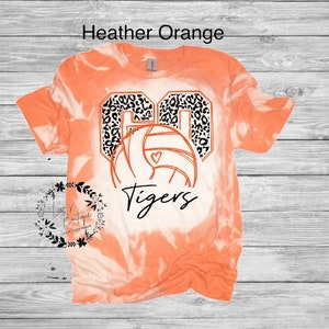 Custom Volleyball Shirt, Bleached Volleyball Shirt,  Custom Name and Number Shirt, Volleyball Mom Shirt,  Bleached Custom T-shirt