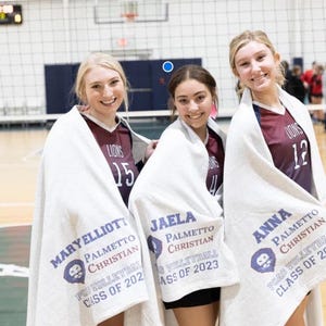 Custom Team Sweatshirt Blanket: Personalized Sports Gift, Senior Night