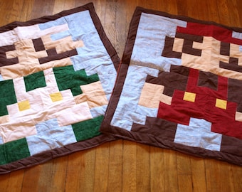Lil Geek KIRBY Crib Quilt