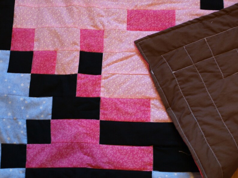 Lil Geek KIRBY Crib Quilt