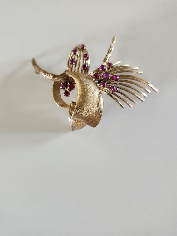 14 Karat and Ruby Pendant - image 3