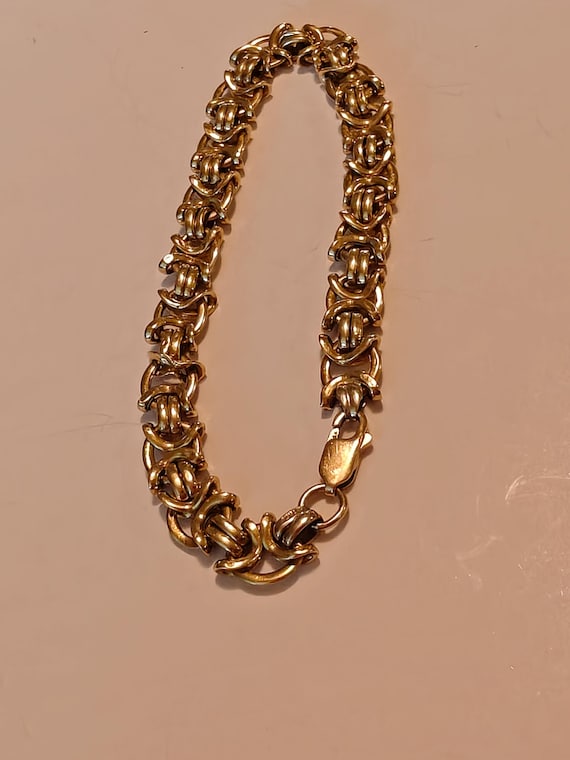 18K Bracelet Italy 7.5 inches