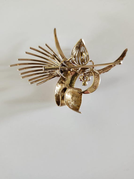 14 Karat and Ruby Pendant - image 2