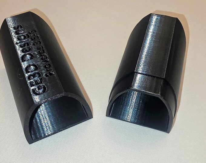 3D Printed D-Shape Pleco Breeding Cave (Large) with Removable Back | Breeding Cave | Fish Hide | Aquarium Spawning Cave | Aquarium Decor