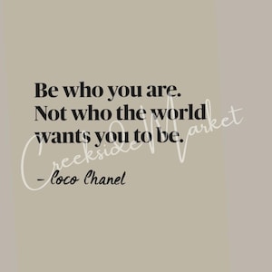 Coco Chanel Quote