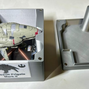 Cajas de almacenamiento de naves SW Armada completas (¡las 4 facciones!): archivos .stl digitales para Star Wars Armada