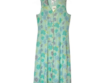 coldwater creek green dress Meadow Charm Mesh Dress