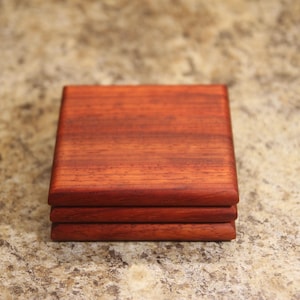 Exotic Hardwood Coasters (set of three)
