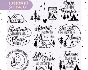 German plotter file camping svg png tent svg png plotter file camper camping sayings home svg cricut cutting file happy camper
