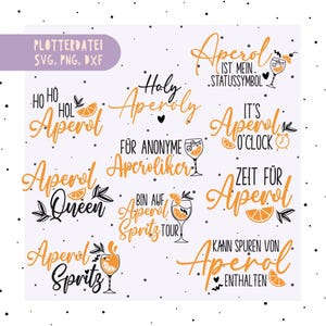 German Aperol svg png bundle - Holy Aperoli svg - Aperol jaunt svg - Cricut Silhouette Studio plotter file SVG - Digital - Shirt svg