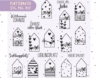 Home Plotter File SVG PNG DXF Home Sayings | Home Svg Bundle | Home Svg Bundle | German Plotting Bundle Svg | file for cricut silhouette