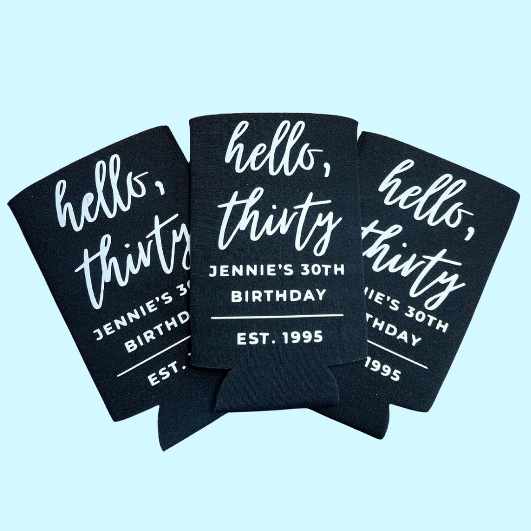 Personalized Koozie for Regular or Slim Canned Drinks