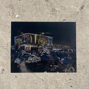 Stampa artistica Giclée "Era una bella giornata, 2024"