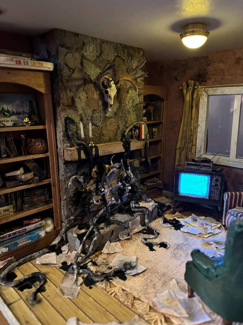The Lake House - full story dollhouse art piece with custom short story image 5