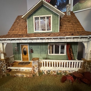 The Lake House - full story dollhouse art piece with custom short story image 1