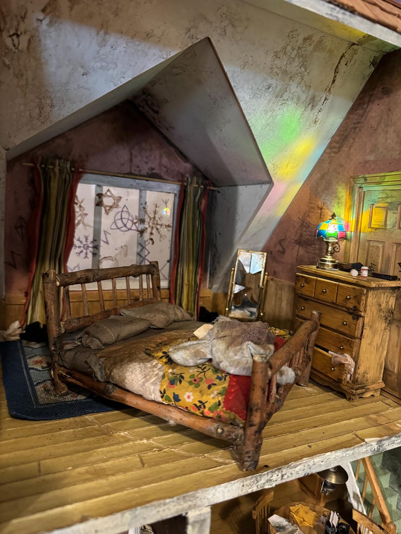 The Lake House - full story dollhouse art piece with custom short story image 3