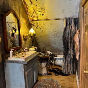The Lake House - full story dollhouse art piece with custom short story image 6