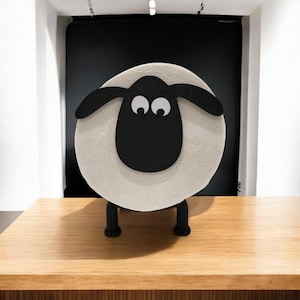 Porta Carta Igienica Shaun the Sheep – Design Divertente e Giocoso  | Organizer Decorativo da Bagno