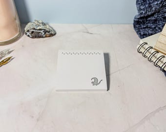 Dragon Sticky Notes with Footprints - Desk Dragons: Cute Fantasy Stationery