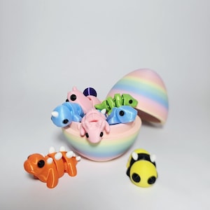 Mini Ovo Mistério de Animais 3D