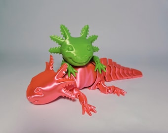 Articulating Flexible Axolotl Toy