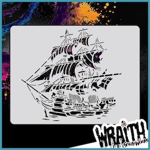The Jolly Roger - Reusable Airbrush Stencil Template
