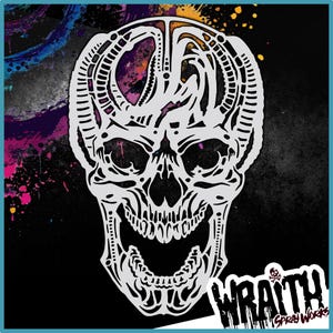 Biomech #8 - Reusable Airbrush Stencil Template