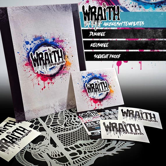 Pochoir Aérographe Texture Fibre De Carbone - Mylar 0.1-0.2 Cm, Réutilisable | Pour Graffiti, Tatouage, Déco Voiture, Mur, Projet Artistique