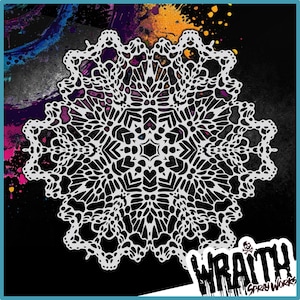 Mandala #1 - Reusable Airbrush Stencil Template