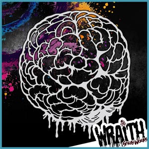 The Muculent Brain Ball - Reusable Airbrush Stencil Template
