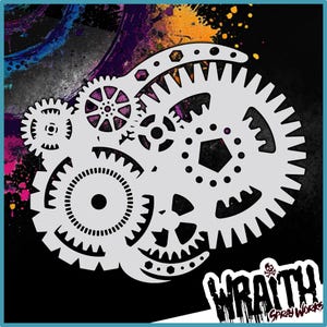 Gear Builder #2 - Reusable Airbrush Stencil Template