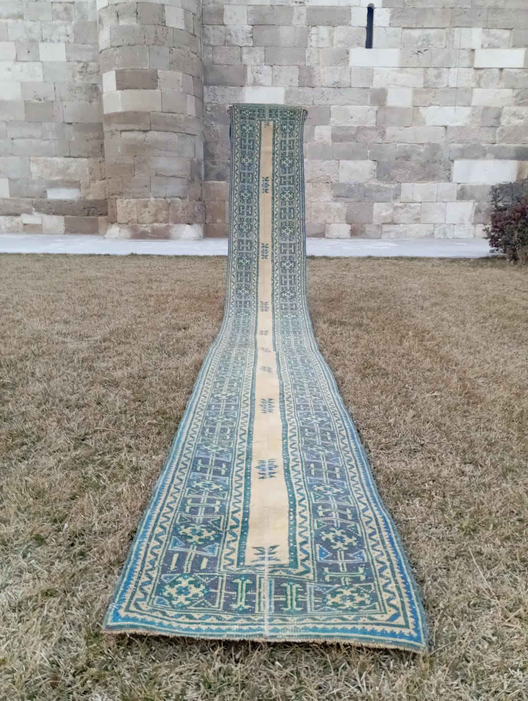 Runner Rug 20 Foot, Extra Long Turkish Runner, 2x20 Runner Neutral ...