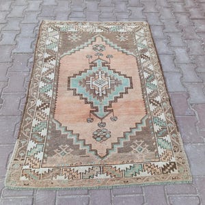 3x5 Rug Vintage Rug,Area Rug,Rugged Rug,Coloring Rug,Home Decore Rug,Living roomrug,Vintag Rug,Anatolian Rug,3.3x4.11 feet, Tax Free USA