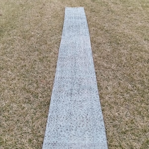 2x16.11 ft Vintage Turkish Oushak Hallway Runner Rug