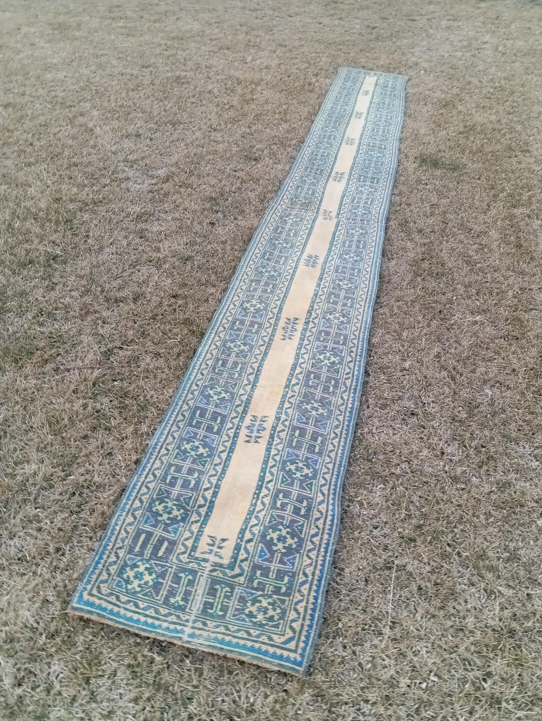 Runner Rug 20 Foot, Extra Long Turkish Runner, 2x20 Runner Neutral ...