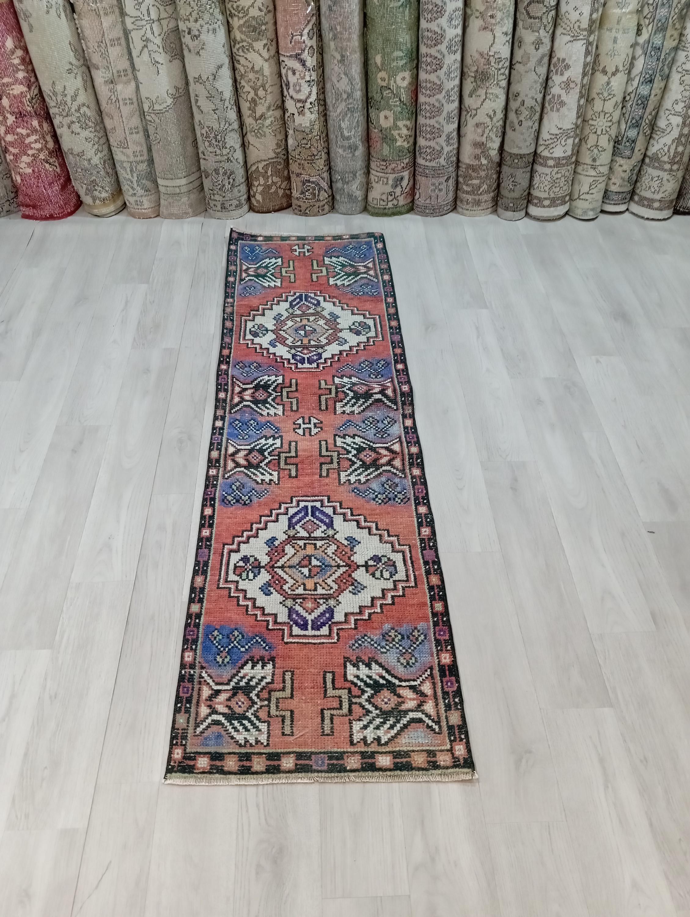 2x6 ランナー 2x6 ラグ、2x6 ヴィンテージ ラグ、ヴィンテージ