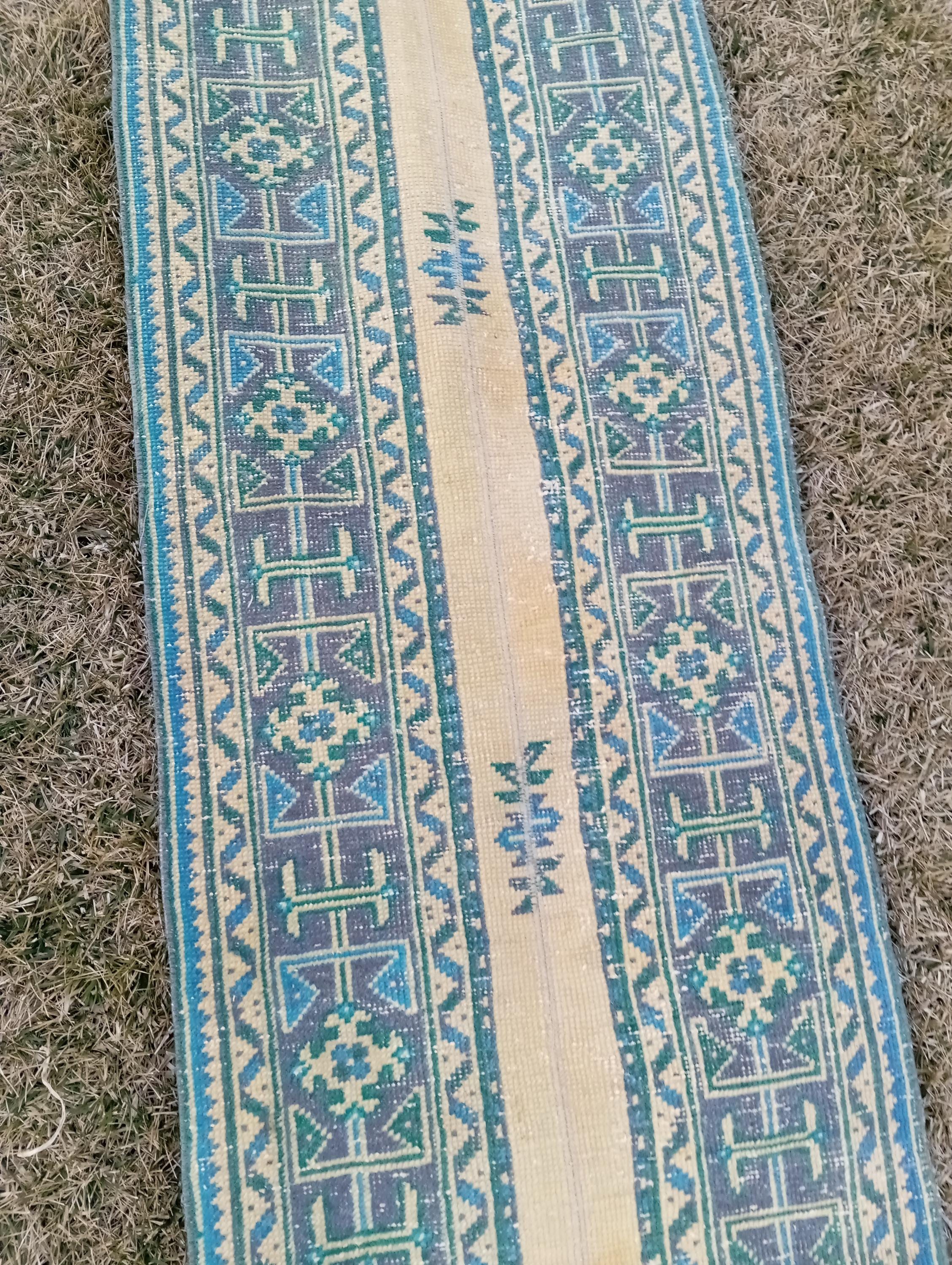 Runner Rug 20 Foot, Extra Long Turkish Runner, 2x20 Runner Neutral ...