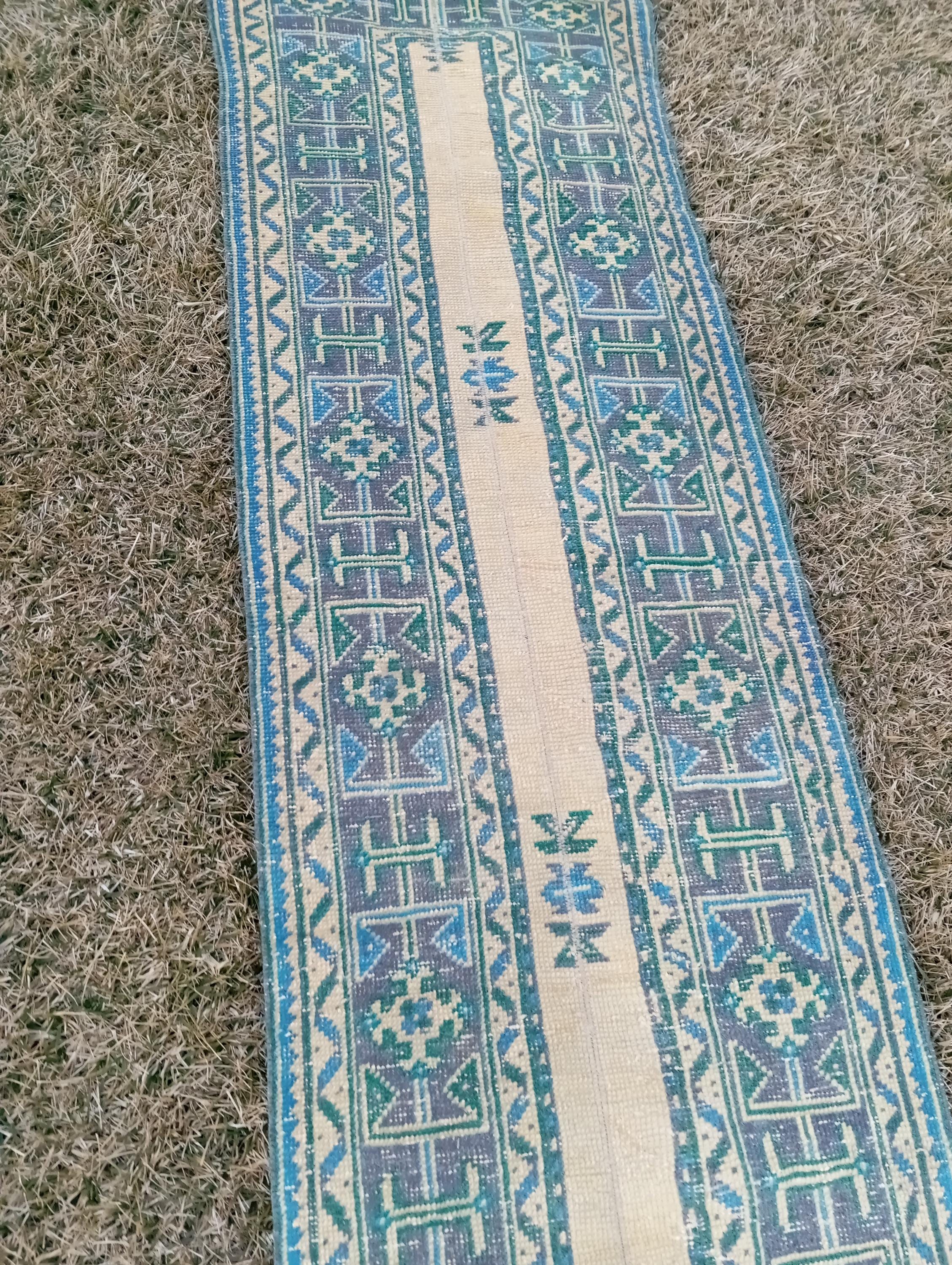 Runner Rug 20 Foot, Extra Long Turkish Runner, 2x20 Runner Neutral ...