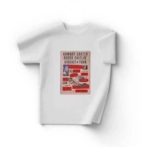 Koszulka Beyoncé Cowboy Carter, trasa koncertowa Cowboy Carter, koszulka unisex z grubej bawełny, gadżety Beyoncé