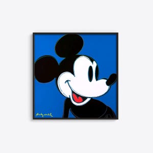 Andy Warhol, the Art of Mickey Mouse, Original Vintage Andy Warhol, the Art of Mickey Mouse, Original Vintage