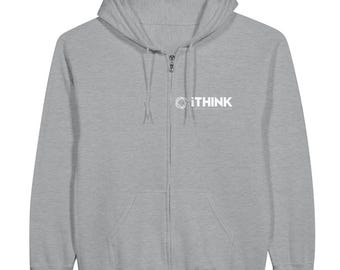Sudadera con capucha y cremallera iTHINK