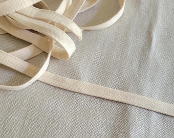 5 iarde di coulisse piatta / coulisse in cotone resistente / felpa con cappuccio